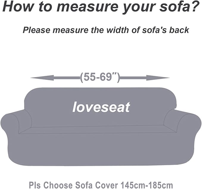 Mybedsoul Christmas Printed Sofa Cover Santa Claus Elastic Couch Cover Machine Washable Christmas Theme Red Sofa Slipcover for Living Room(2 Seater/Loveseat)