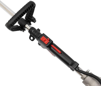 Weed Eater Gas Powered Weed Edger, 33CC 2 Blade Heads, Air-Cooled 2 Stroke Cordless Lawn Edgers Gas Powered Weed Trimmer with Handle & Shoulder Strap for Garden Lawn Grass Trimmer