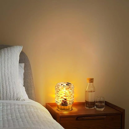 Battery Operated Lamp with Timer,Glass Cordless Lamps with LED Bulb,Decorative Lights for Living Room Bedroom Tabletop Entryway Centerpiece Gift (White)