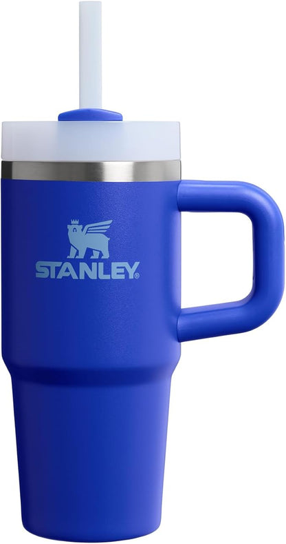 STANLEY Quencher H2.0 Flow State Tumbler, 14 oz, Cobalt | Handle and Straw | 3-Position Lid | Cup Holder Compatible for Travel | Insulated Stainless Steel Cup | BPA-Free