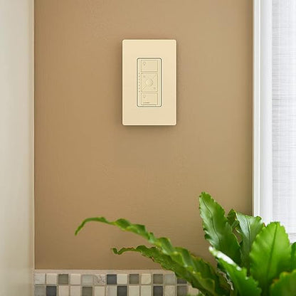 Lutron Caséta Wireless Smart Lighting Dimmer Switch for ELV+ Bulbs with Pico Remote, White