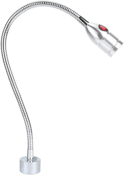 CHICIRIS 3W Flexible Lamp, LED Desk Lamp, Home Sewing Machine Light with Magnetic Base, Flexible Eye Work Lamp for Machine Tools Workbench Reading Lamp