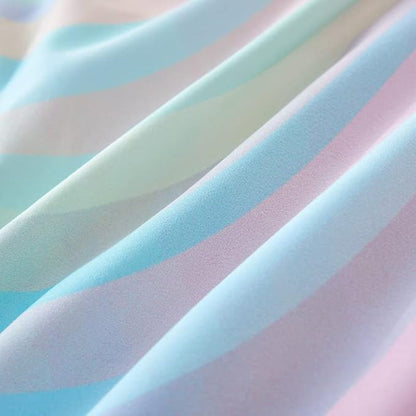 Girls Pink Comforter Twin,Pink Bedding Set for Girls,Tie Dye Comforter Set,Kids Comforter Set for Girls,Blue Pink Teen Comforter Twin with 2 Pink Pillowcases,Rainbow Comforter Set