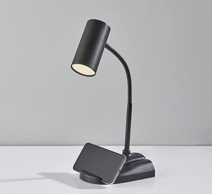 SIMPLEE ADESSO Dual Purpose LED Desk/Clip LAMP Matte Black