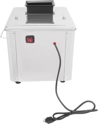 Meat Cutter Machine, 850W Electric Meat Slicer Shredded Cutting Machine, 15mm Commercial Stainless Steel Blade Shredder, 330lbs/h for Boneless Pork Chicken Fish Vegetables (15mm)