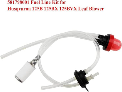 HUZTL 125B Carburetor 545112101 Air Filter kit for Husqvarna 125B 125BX 125BVX 545081811 590460102 581798001 Handheld Leaf Blower Jonsered B2126 BV2126 C1Q-W37 Carb Engine