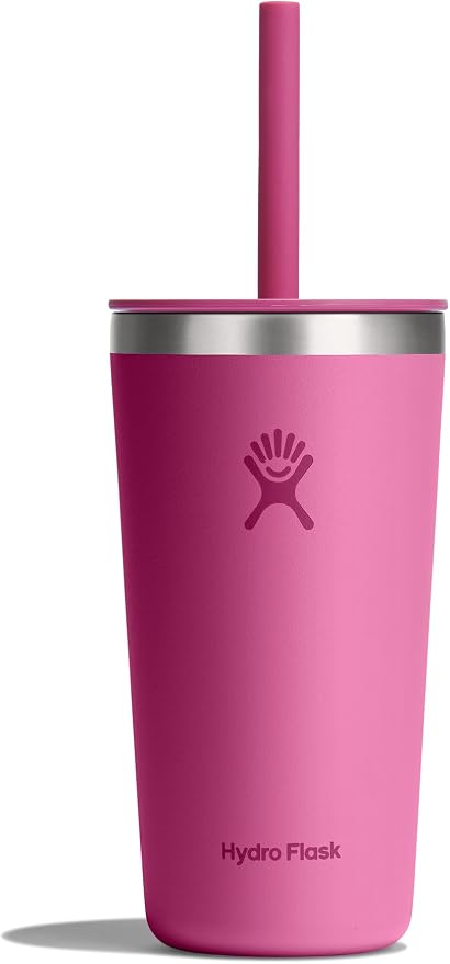 Hydro Flask All Around Tumbler Straw Lid, Insulated Travel Mug, Stainless Steel Coffee Cup 20 Oz Reef