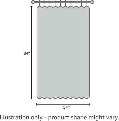 2 Piece Solid Elegant Sheer Curtains Fully Stitched Panels Window Treatment Drape (54" X 84", Lime Green)