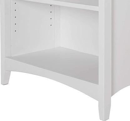 Camaflexi Shaker Style Bookcase, 72", White