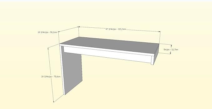 Nexera 211306 Reversible Desk Panel for Home Office, Black & Ebony