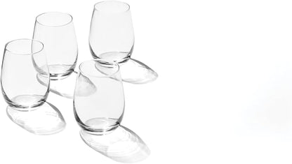Oneida 896425 5 Oclock Stemless Wine Glasses, Set Of 4