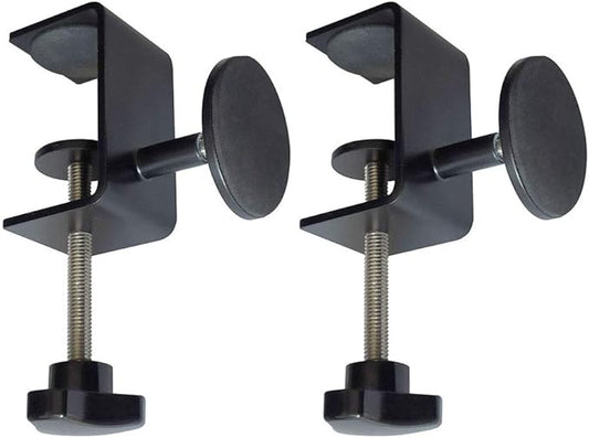 2 pcs Desk Table Wall Adjustable Protective Spacer, Desk Table Tops Wall Spacer (Black)