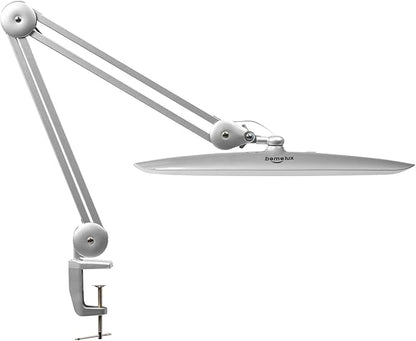 LED Desk Lamp with Clamp, Dimming Task Lamp for Reading Desktop Office Workbench Table Architect Sewing Study Home Craft, Bright 117PCS LEDs, 2200 Lumens 20 Inch Metal Swivel Arm Work Lamp