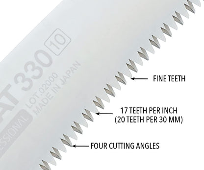 Silky ZUBAT Professional Curved Hand Saw 330mm Fine Teeth (278-33)