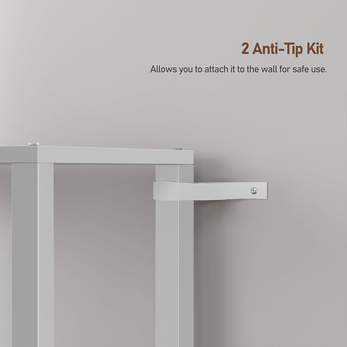 TUTOTAK 4 Tier Bookcase and Bookshelf, Narrow Book shelf with Door for Small Space, for Living Room, Office, Study, Entryway, White BS03BW004