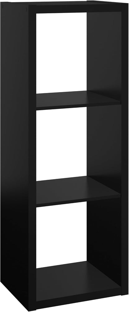 ClosetMaid 4543 Decorative Open Back 3-Cube Storage Organizer, Bleached Walnut