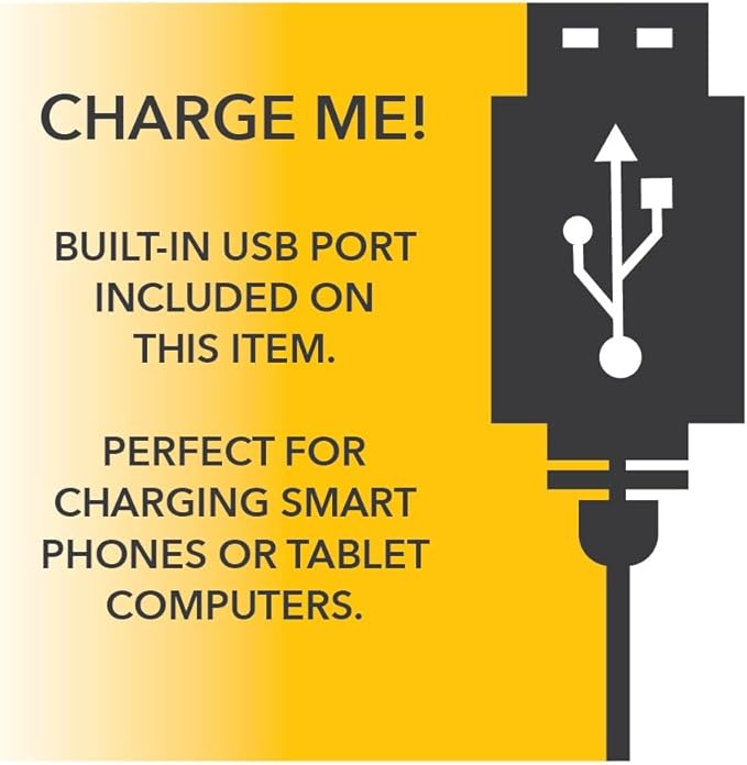 Adesso 3162-21 Kaye LED Desk Lamp Wireless Charging, 7W LED, 5W QI, USB Port, Indoor Lighting Lamps