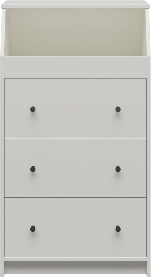 Ameriwood Home The Loft 3 Drawer Dresser, White