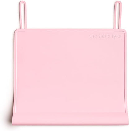 Silicone Placemats for Toddlers with Patented Edge Bumper | Kids Placemats Non Slip Travel Ready | Baby Placemat BPA Free for Restaurant Dining Table | Ballet Pink