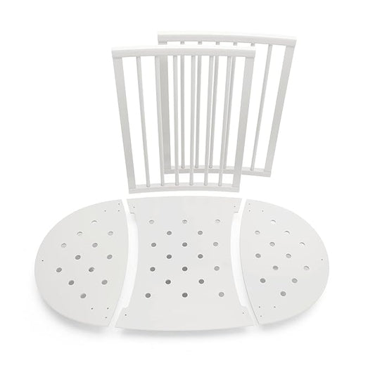 Stokke Sleepi Bed Extension, White - Convert Sleepi Mini Crib Into Sleepi Bed - Suitable for Children Up to 3 Years - Mattress Sold Separately - Extends Bed to 50 Inches