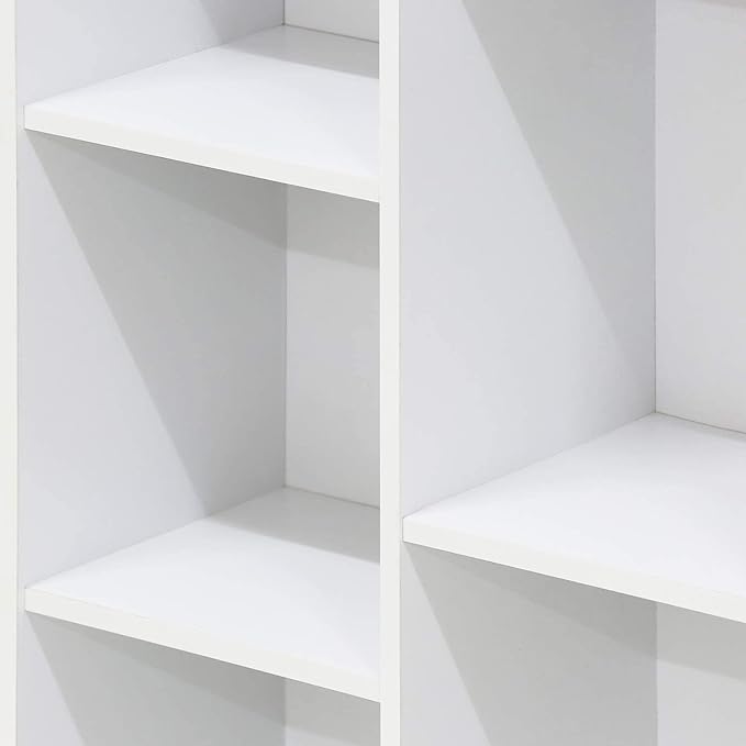 Furinno Luder Bookcase / Book / Storage , 11-Cube, White