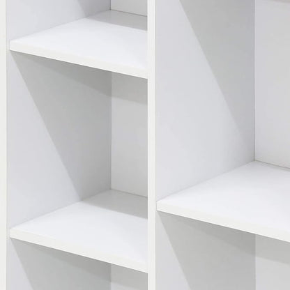 Furinno Luder Bookcase / Book / Storage , 11-Cube, White