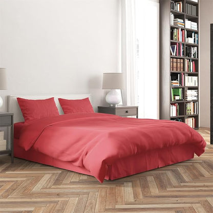 3 Piece Solid Color All Season Bedding Comforter Set Microfiber Soft Lightweight Bedding Set for Kids Teens Adults Room Decor with 1 Comforter and 2 Pillowcases King