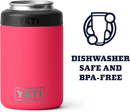 YETI Rambler 12 oz. Colster Can Insulator for Standard Size Cans, Bimini Pink