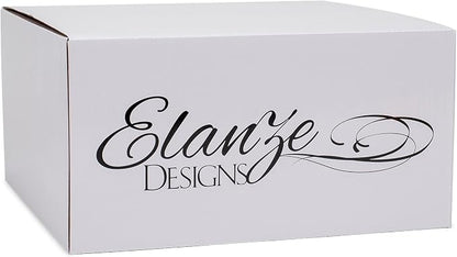 Elanze Designs Glossy Reactive Glaze Large 17 Fluid Ounce Everyday Kitchen Food Grade Ceramic Stoneware Coffee Mug Cup with Comfort Curved Handles, Set of 4, Purple Rainbow