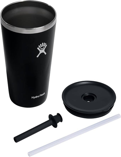 28 OZ All Around Tumbler Straw LID Black