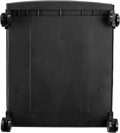 Storex 61312A01C File Cabinet, 1-Pack, Black