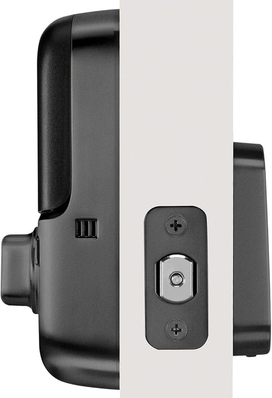 Yale Assure Deadbolt Lock, Black Suede Keyless Non-Connected Entry Door Lock with Digital Keypad Touchscreen for Code Entry, ‎YRD256-NR-BSP