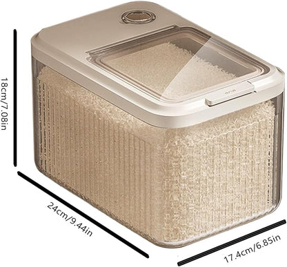 Versatile Feed Dispenser - Sealed Container for Dog Food | Treat Bin for Soybean Flour, Cereal, Rabbit, Barn, Garage, Sturdy Holder for Large Quantities of Fresh Dry Kibble