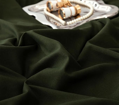 Army Green Comforter Cal King Dark Green Pom Green Comforter 3 PCs Soft Olive Green Boho Ball Pom Fringe California King Comforter Bedding Set Women Solid Dark Green Bed Comforter All Season