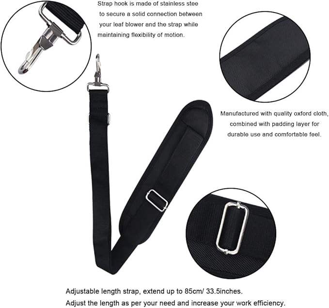 Shoulder Strap/String Trimmer Shoulder Strap Compatible with EGO AP5300 56-Volt 530 CFM Blower LB5300/LB5302,LB5300, LB5302, LB5750, LB5800, LB5804, LB6150, LB6151, LB6500 & LB6504(2)