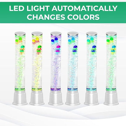 Shop LC Electric Jellyfish Lamp Artificial Fake Fish Tank Aquarium Lamp with Sensory Bubble Tube Lamp Night Light Sensory Lamp Jellyfish Lava Lamp - 1.90 FT Birthday Gifts