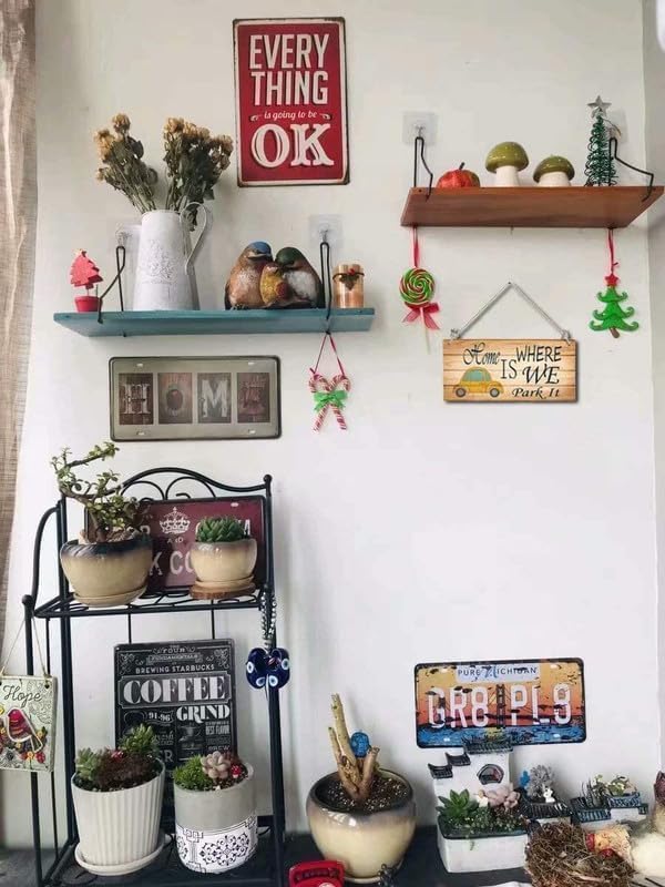 Happiness is Homemade Sign, Farmhouse Kitchen Sign,Rustic Wooden Kitchen Wall Decor for Dining Room (Happiness) 6x16 Inch