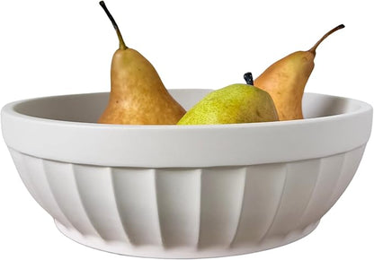 OAKOA Decorative Fruit Bowl for Kitchen Counter - Large Decorative Bowl for Home Decor - Concrete Decor Bowl for Keys Entryway Table - Modern Centerpiece Coffee Table Bowl