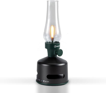 MoriMori design lamp with loudspeaker (green-black)