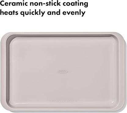 OXO Good Grips Non-Stick Pro Ceramic Coated Metal Bakeware Jelly Roll Pan – Storm Blue