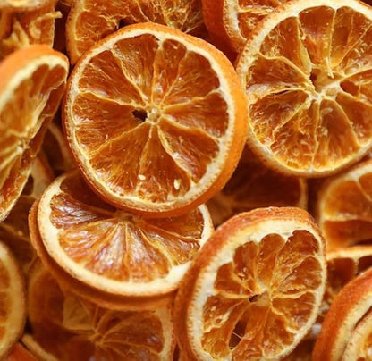 Edible Dried Mixed Flowers & Orange Slices Bundle, 100% Natural Garnish for Cocktails, Tea, Cake Decoration & Desserts, PET Jars, 7.05 oz Total