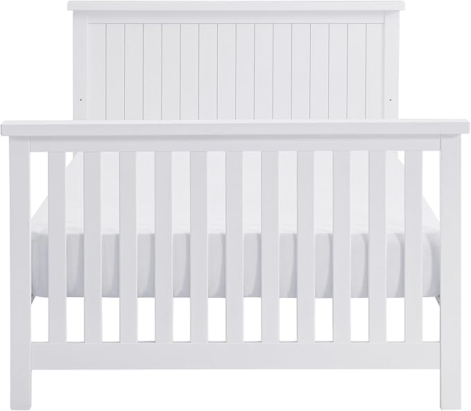 Everlee Crib to Full-Size Bed Conversion Kit, Whitewash