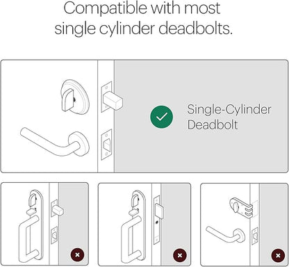 August Home Silver Wi-Fi Smart Lock and Smart Keypad, Keyless Door Lock for Front Entry Door, Great for Guests and Vacation Rentals, ‎AUG-SL05-KY1-S05