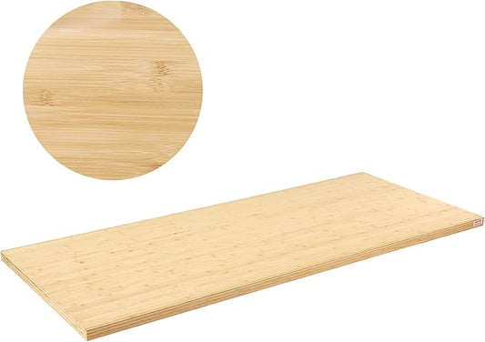 VEVOR Bamboo Table Top, 70.9" x 29" x 1.5", 330 lbs Load Capacity, Universal Solid One-Piece Bamboo Desktop for Height Adjustable Electric Standing Desk Frame, Rectangular Countertop for Home & Office