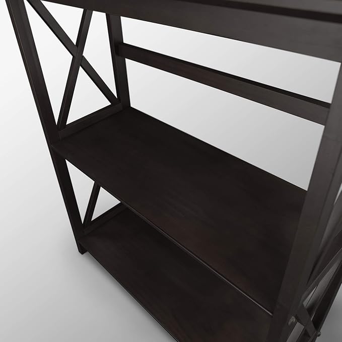 Casual Home Montego 3-Shelf Bookcase, Black (New)