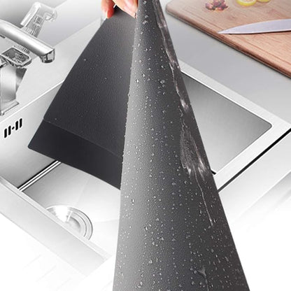 ME.FAN Silicone Placemats [17.7''x12.6''] Heat-Resistant Thicken Non-Slip Tablemats Non-Skid Table Mats Set of 4 (Black)