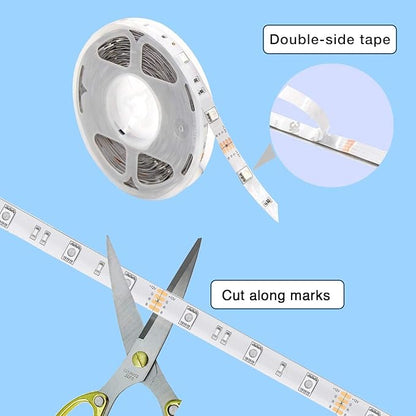 phopollo Bluetooth 24V Led Strip Lights 400ft (4 Rolls of 100ft), Color Changing LED Lights for Bedroom, Kitchen Decor, App Control and Music Sync