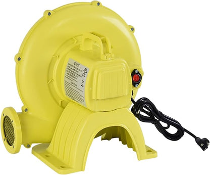 350W Air Blower, Pump Fan Commercial Inflatable Bouncer Blower, Perfect for Inflatable Water Bounce House, Jumper, Bouncy Castle Yellow