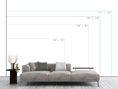 Gray Jungle Landscape Wallpaper Mural Tropical Banana Leaf Wall Mural (Not Peel and Stick)