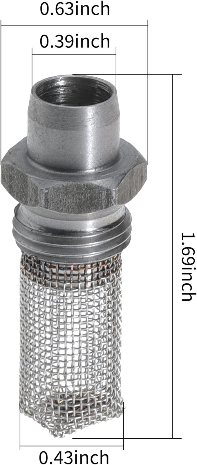 Stub Spark Arrestor for Stihl Blower BG85 BG86 BG55 BG56 BR200 SH85 SH86 SH55 SH56(Pack of 1)